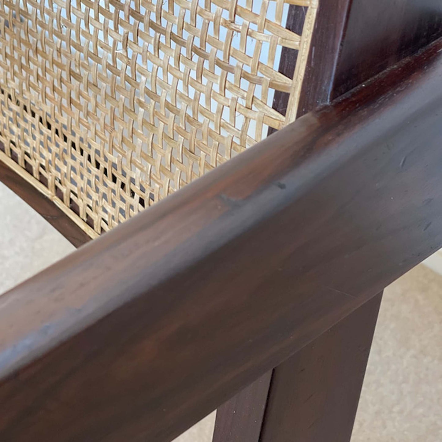 PJ100 Easy Arm Chair Rose Wood
